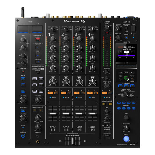 Pioneer DJ DJM-A9 Professioneller 4-Kanal-DJ-Mixer - Neuwertig, geöffnete Verpackung